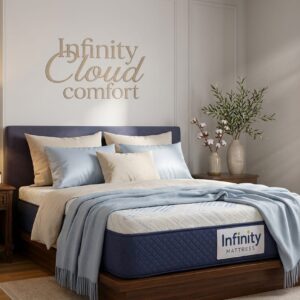 Soft latex mattress for comfortable sleep – Infinity Cloud Comfort
