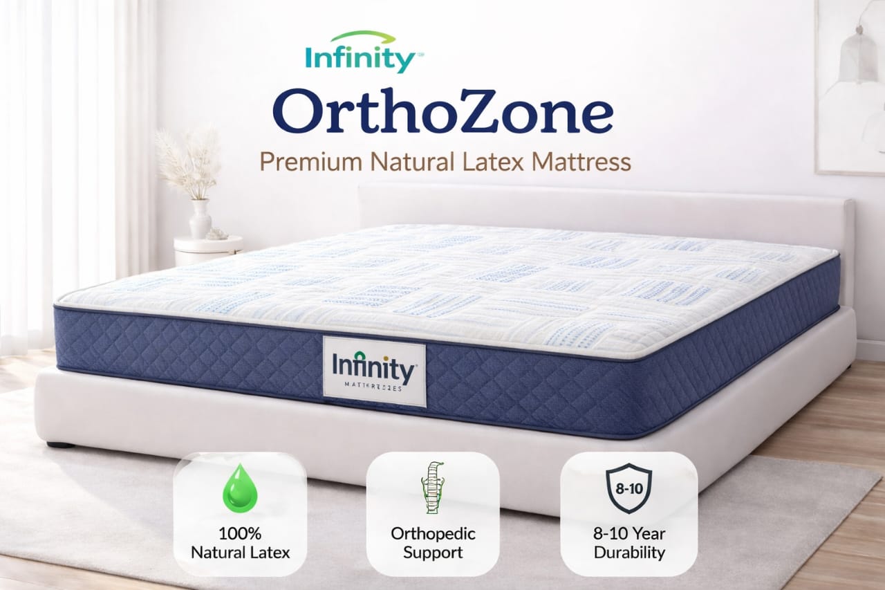 Orthopedic mattress Hyderabad natural latex Orthozone