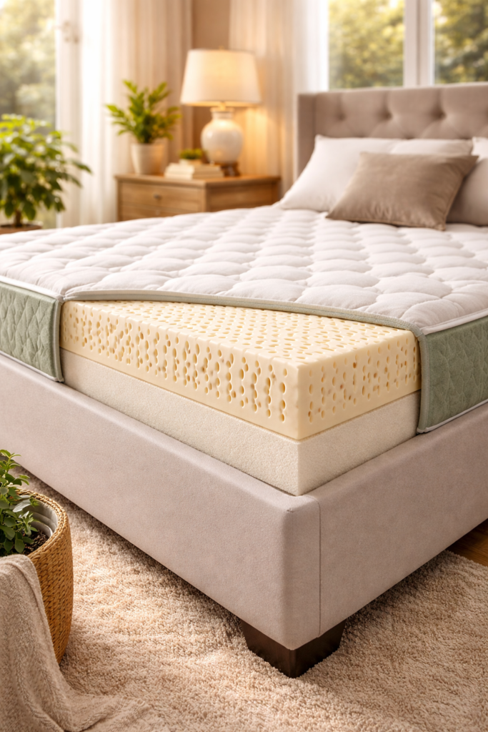 natural latex mattress foam structure breathable latex India