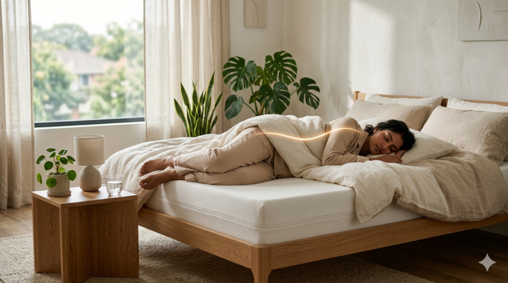 doctor recommended latex mattress for spine alignment and back pain relief