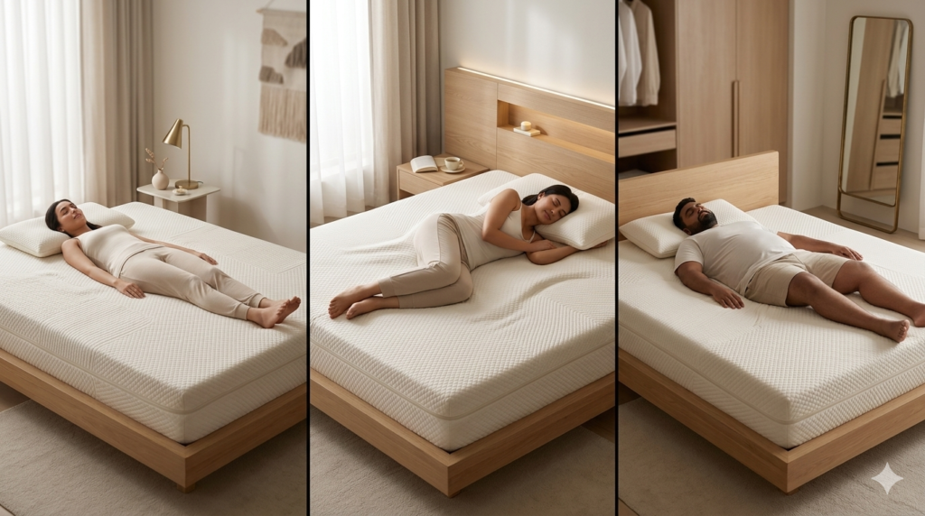mattress for body type support different sleepers comparison