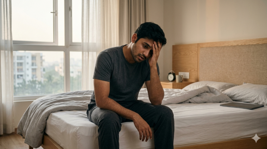 sleeping poorly even with a good mattress tired morning fatigue